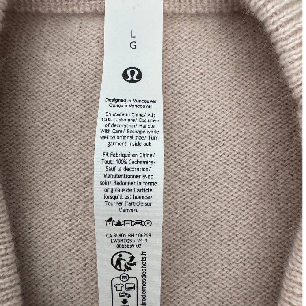 Lululemon 100% Cashmere Sweater Crewneck - Picture 5 of 10